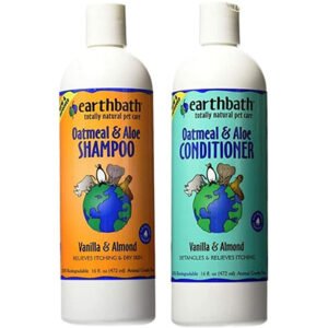 Earthbath Oatmeal and Aloe Vera Pet Grooming Bundle