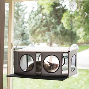 K&H Pet Products EZ Mount Penthouse Cat Window Perch K&H Pet Products EZ Mount Penthouse Cat Window Perch