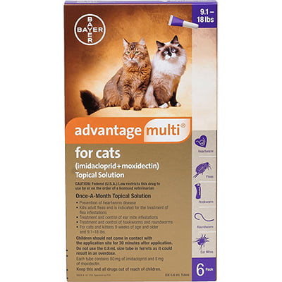Advantage Multi Topical Deworming Solution for Cats