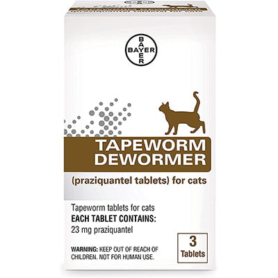 Bayer Expert Care Tapeworm Dewormer for Cats and Kittens
