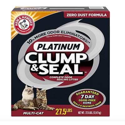 Arm & Hammer Clump & Seal Platinum Clumping Cat Litter Arm & Hammer Clump & Seal Platinum Clumping Cat Litter
