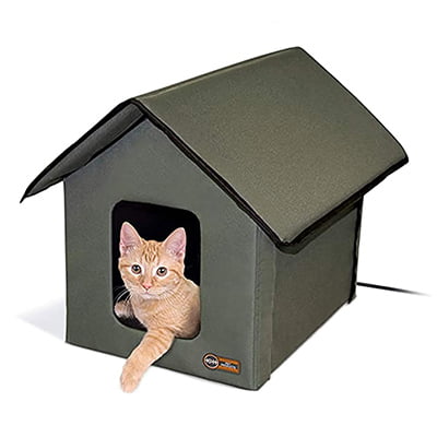 K&H Pet Products Outdoor Heated Kitty Cat Shelter