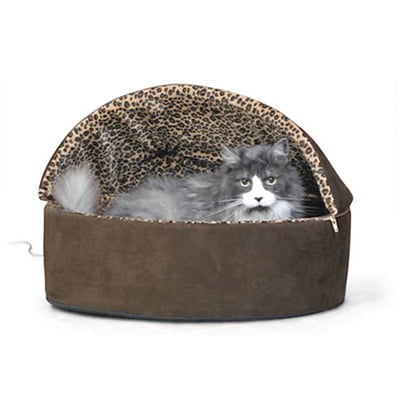 K&H Pet Products Thermo-Kitty Deluxe Hooded Cat Bed