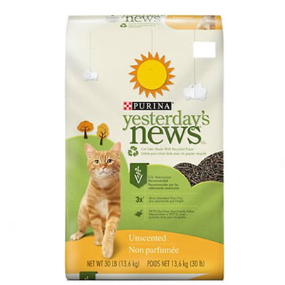 Purina Yesterday's News Original Unscented Recycled Paper Litter Purina Yesterday's News Original Unscented Recycled Paper Litter