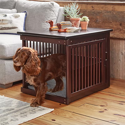 Orvis Wooden Dog Crate Furniture