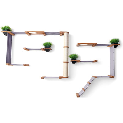 CatastrophiCreations Gardens Set for Cats Multiple-Level Wall Mounted
