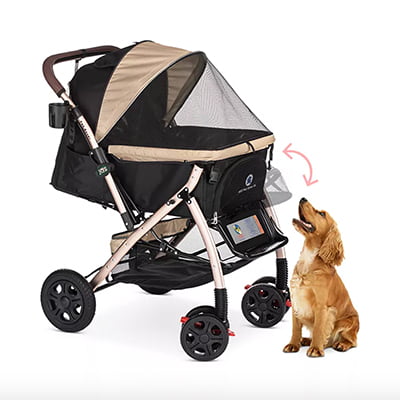 Pet Rover Extra Long Expandable Stroller