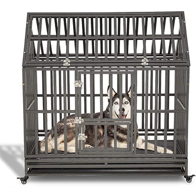 LUCKUP Heavy Duty Dog Cage