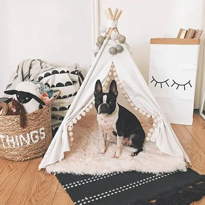 Pet Teepee Including Fake Fur Pet Teepee Including Fake Fur