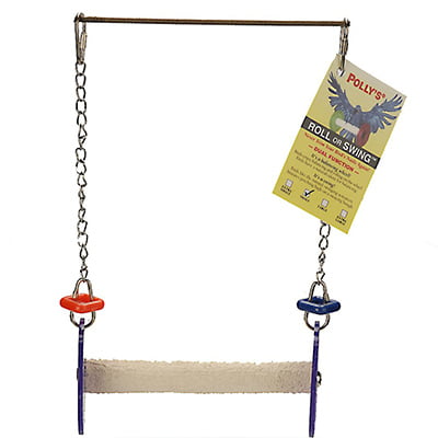 Polly's Pet Products Roll Or Swing Bird Toy