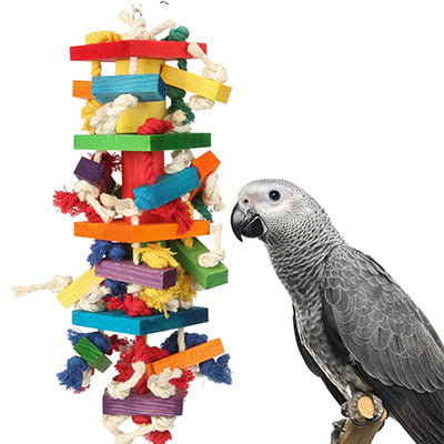 20 LARGE BRIGHTLY COLORED PLASTIC CORRUGATED TUBES BIRD PARROT TOY PART FORAGER 