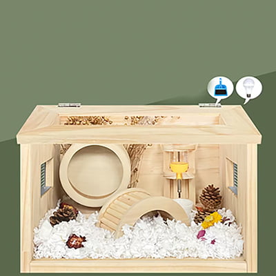 Hamster Terrarium, Solid Wood Incubator