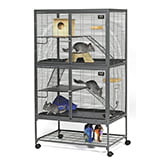 Midwest Critter Nation Double Unit with Stand Small Animal Cage_thumbnail