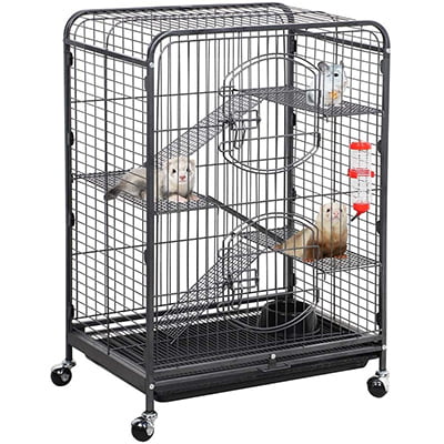 Yaheetech 37-52-Inch Metal Small Animal Cage