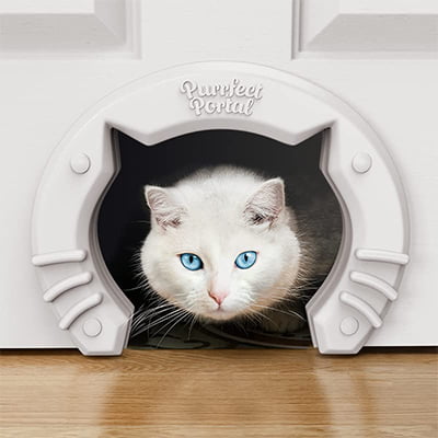 Purrfect Portal Cat Door Built-in Interior Pet Door