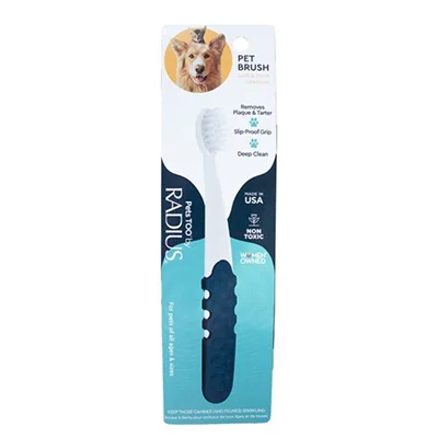 RADIUS Lush & Plush Dog & Cat Toothbrush RADIUS Lush & Plush Dog & Cat Toothbrush