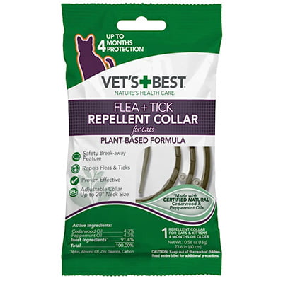 Vet's Best Flea & Tick Repellent Collar for Cats