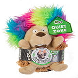 goDog Silent Squeak Crazy Hairs Hedgehog Dog Chew Toys thumbnail