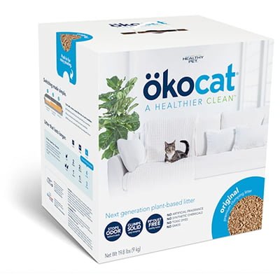 Okocat Original Premium Clumping Wood Cat Litter