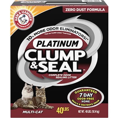 Arm & Hammer Clump & Seal Platinum Clumping Cat Litter