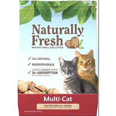 Naturally Fresh Multi-Cat Walnut Shell Cat Litter