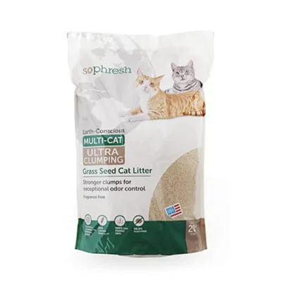 So Phresh Extreme Clumping Unscented Grass Seed Cat Litter