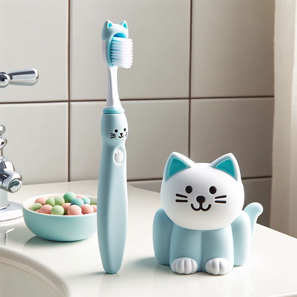 Supplies for cat's oral health